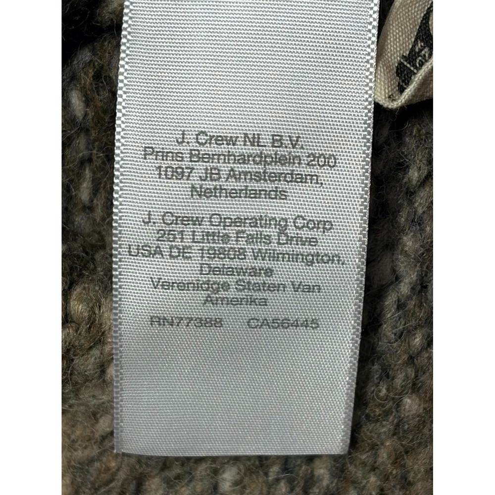 Madewell Kersdale Sweater Women's Large Brown Space-Dye Cozy Textured Pullover - Picture 7 of 12